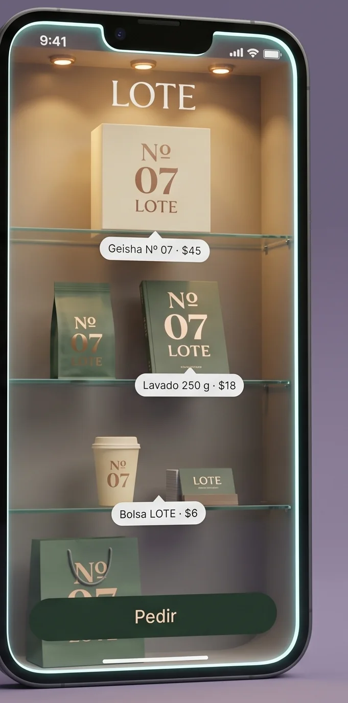 La tienda en el celular